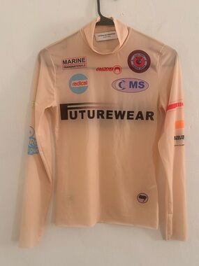 Marine Serre White Line Futurewear Top